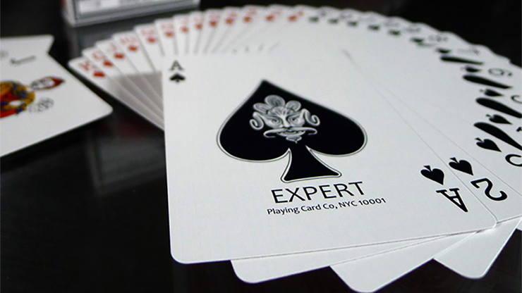 Naipes superiores invisibles (rojos) de Expert Playing Card Co