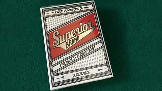 Superior Invisible (Red) Playing Cards by Expert Playing Card Co - Wizard Magic Shop