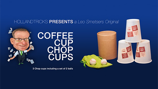 Coffee Cup Chop Cup (3 cups and 2 balls) by Leo Smetsers - Trick Default Title - Wizard Magic Shop