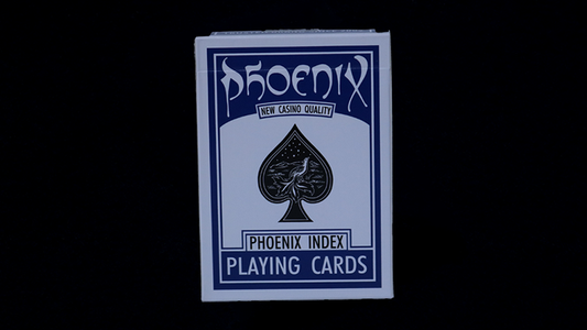 Phoenix Deck Large Index (Blue) by Card-Shark - Wizard Magic Shop