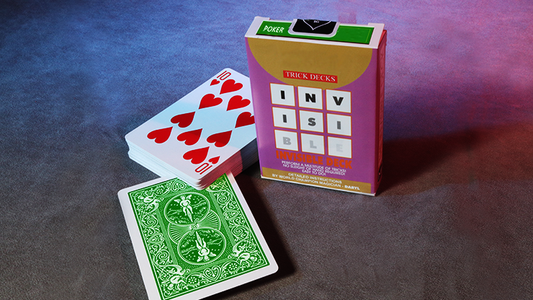 Invisible Deck Bicycle (Green) - Wizard Magic Shop