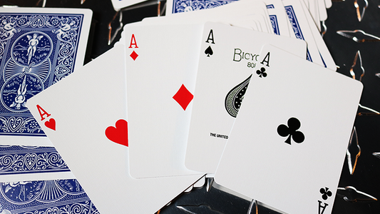 Bicycle Standard Blue Poker Cards (New Box) alternate view - Wizard Magic Shop