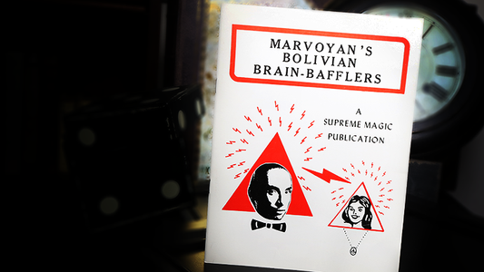 Marvoyan's Bolivian Brain-Bafflers - Book - Wizard Magic Shop