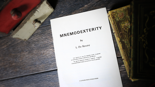 Mnemodexterity by L. De Bevere - Book - Wizard Magic Shop
