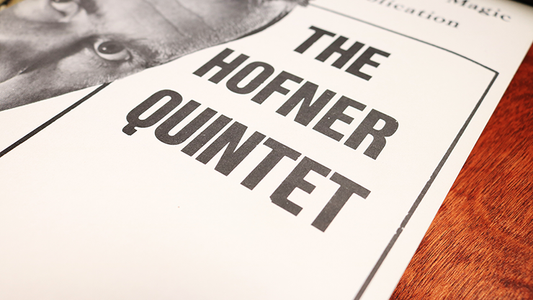 Le Quintette Hofner de John Hofner - Livre