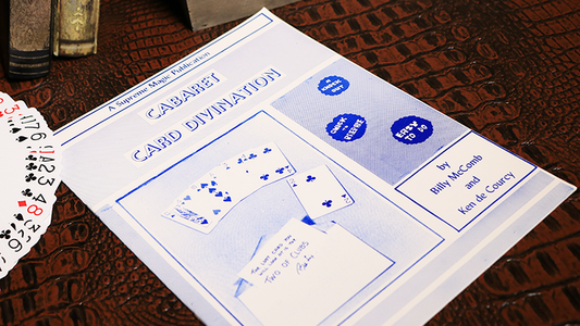 Cabaret Card Divination by Billy McComb and Ken de Courcy - Book - Wizard Magic Shop