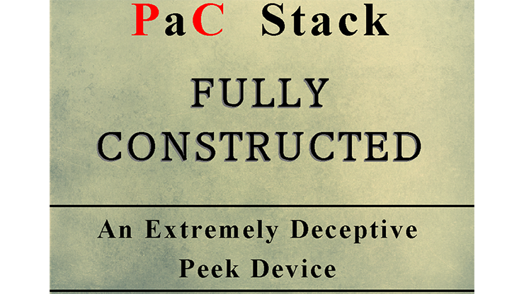 PaC Stack : entièrement construit (gimmicks et instructions en ligne) par Paul Carnazzo - Astuce 