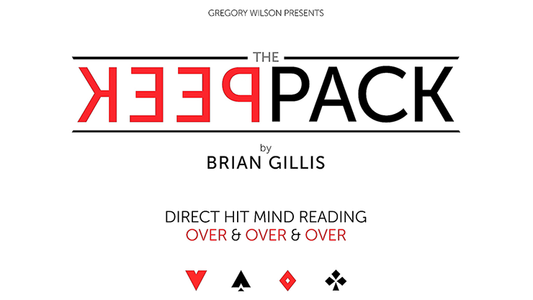 Gregory Wilson Presents The Peek Pack by Brian Gillis (Gimmicks and Online Instructions) - Trick - Wizard Magic Shop
