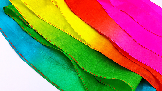 Rainbow Silk Fountain Streamer by Yan Yan Ma and Magiclism - Wizard Magic Shop