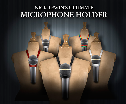 Nick Lewin's Ultimate Microphone Holder (Black) - Trick - Wizard Magic Shop