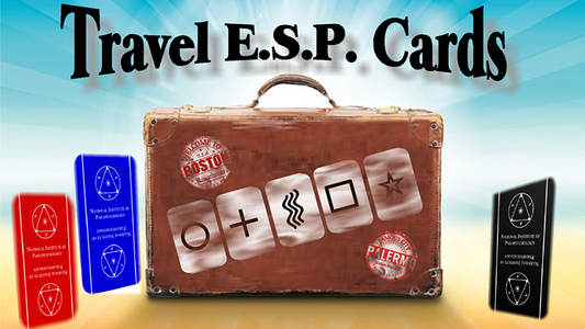 Travel ESP Cards Black (Gimmicks and Online Instructions) by Paul Carnazzo - Wizard Magic Shop