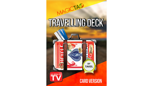 Travelling Deck Card Version Blue (Gimmick and Online Instructions) by Takel - Trick