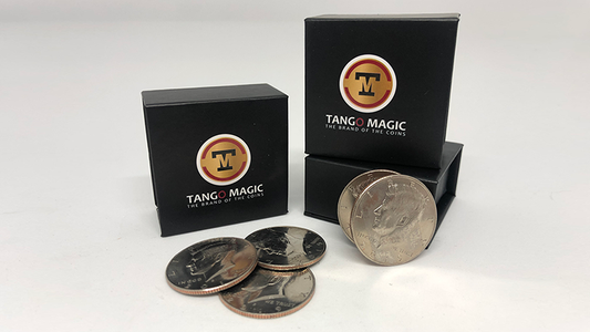 Perfect Shell Coin Set Half Dollar (Shell and 4 Coins D0201) by Tango Magic - Trick - Wizard Magic Shop