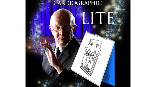 Cardiographic LITE BLACK CARD by Martin Lewis - Trick - Wizard Magic Shop