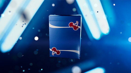 Cherry Casino Playing Cards (Tahoe Blue) by Pure Imagination Projects - Wizard Magic Shop
