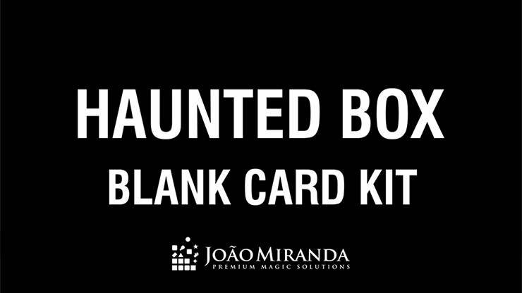 Blank Card Kit for Haunted Box by João Miranda - Trick