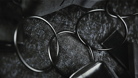 4" Linking Rings (Black) by TCC - Trick - Wizard Magic Shop