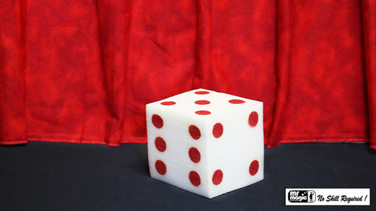 Ball to Dice (Red/White) by Mr. Magic - Wizard Magic Shop