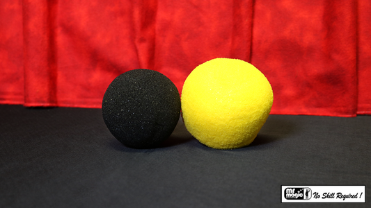 Ball To Dice (Yellow/Black) by Mr. Magic alternate view - Wizard Magic Shop