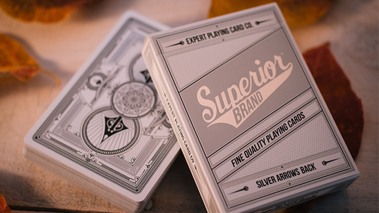 Superior Silver Arrow Playing Cards by Expert Playing Card Co - Wizard Magic Shop