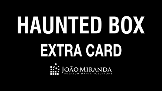 Haunted Box Extra Gimmicked Card (Rouge) par João Miranda Magic - Astuce