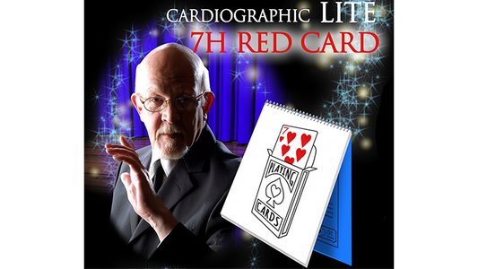 Cardiographic LITE RED CARD by Martin Lewis - Trick - Wizard Magic Shop