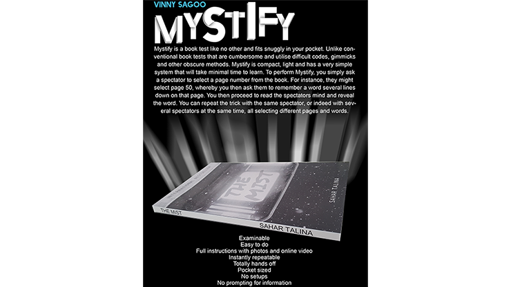 Mystify (Gimmicks et instructions en ligne) par Vinny Sagoo - Astuce 