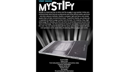 Mystify (Gimmicks et instructions en ligne) par Vinny Sagoo - Astuce 