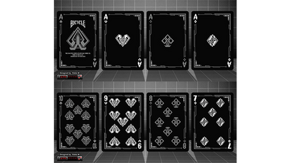 Limited Edition Bicycle Grid Blackout Playing Cards