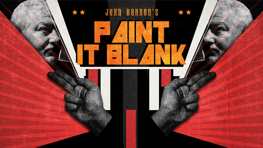 BIGBLINDMEDIA Presents John Bannon's Paint It Blank (Gimmicks and DVD) - DVD - Wizard Magic Shop