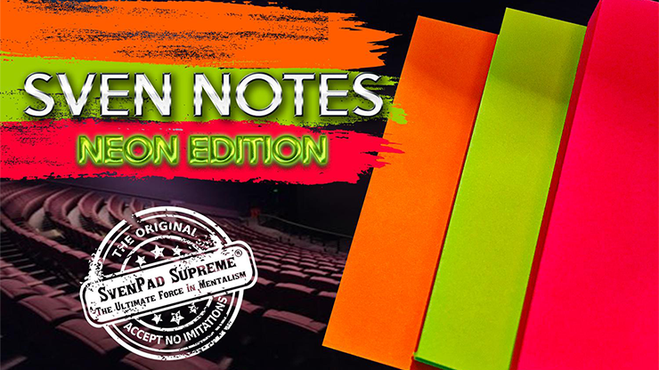 Sven Notes NEON EDITION (3 blocs de style Neon Sticky Notes) - Astuce 