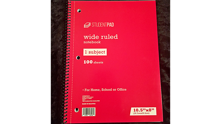 Carnet SvenPad® KoD Stage Size USA (simple) - Astuce 