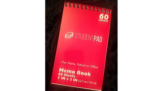 SvenPad® KoD Memo Pad (Red, Single) - Trick - Wizard Magic Shop