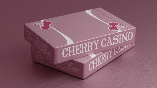 Cherry Casino (Flamingo Quartz Pink) Playing Cards By Pure Imagination Projects alternate view - Wizard Magic Shop