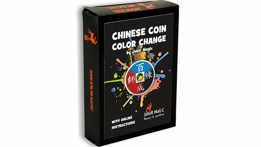 Chinese Coin Color Change (Gimmicks and Online Instructions) by Joker Magic - Trick - Wizard Magic Shop
