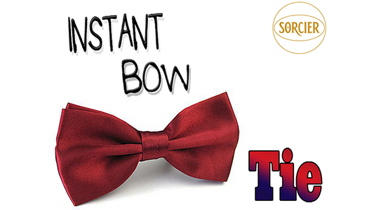 Instant Bow Tie (Red) by Sorcier Magic - Trick - Wizard Magic Shop