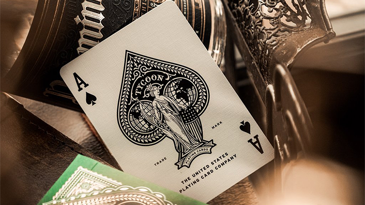 Limited Edition Green Tycoon Playing Cards by theory11