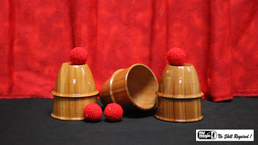 Cups and Balls (Wooden) by Mr. Magic - Wizard Magic Shop