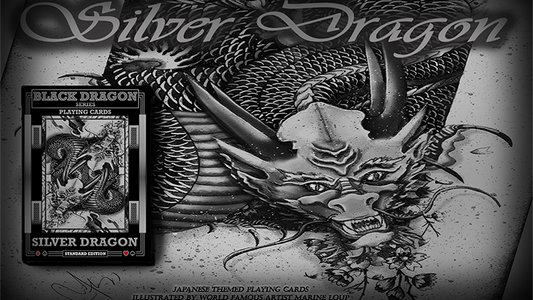 Silver Dragon (Standard Edition) Playing Cards by Craig Maidment - Wizard Magic Shop
