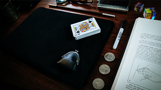 Suede Leather Medium Pad (Black) by TCC - Trick - Wizard Magic Shop