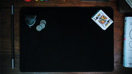 Suede Leather Large Pad (Black) by TCC - Trick - Wizard Magic Shop