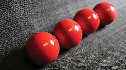 Bolas de billar de madera (1,75" rojas) de Classic Collections - Trick