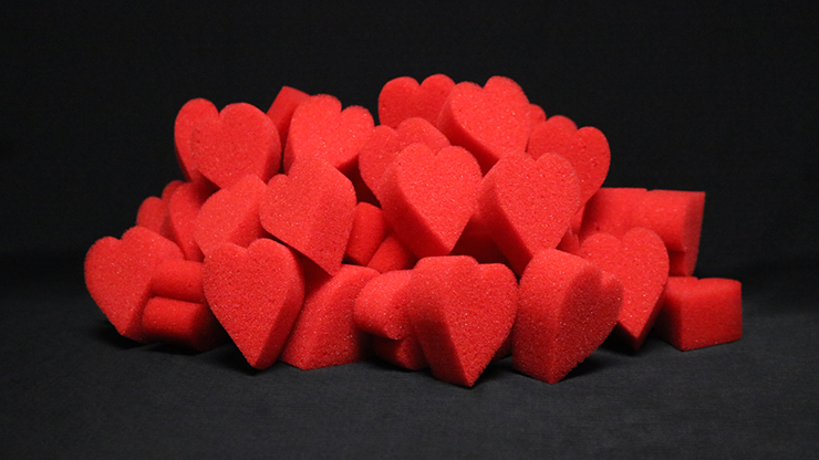 Red Hearts Bag of 50 by Magic By Gosh