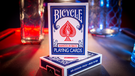 GT Speedreader Marked Deck Standard Version (Bicycle 809 Mandolin Blue) plus Online effect alternate view - Wizard Magic Shop