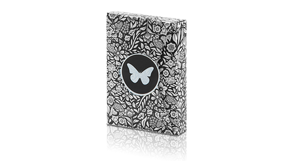 Cartes à jouer papillon en édition limitée (noir et blanc) par Ondrej Psenicka 