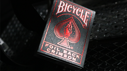 Bicycle Rider Back Crimson Luxe (Red) Version 2 by US Playing Card Co