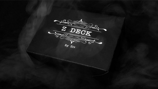 Z DECK (Red) by Ziv - Trick - Wizard Magic Shop