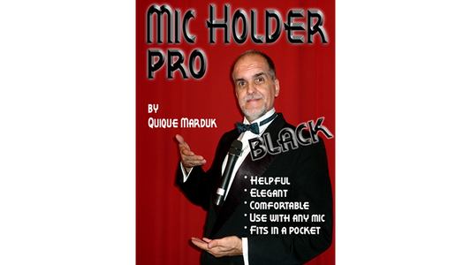 Pro Mic Holder (Black) by Quique marduk - Wizard Magic Shop