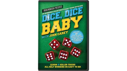 BIGBLINDMEDIA Presents Dice, Dice Baby with John Carey (Props and Online Instructions) - Trick - Wizard Magic Shop