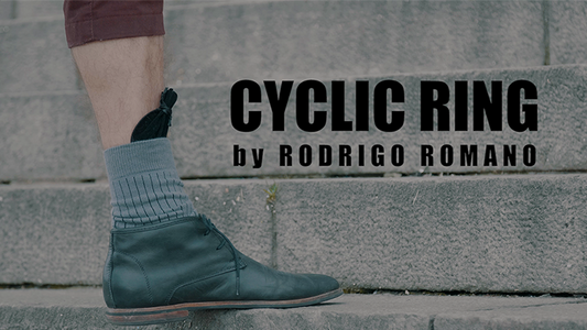 CYCLIC RING (Black Gimmick and Online Instructions) by Rodrigo Romano - Trick - Wizard Magic Shop